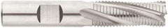 Niagara Cutter - 1/4" Diam, Fine Pitch, 3/4" LOC, 4 Flute Solid Carbide 45° Corner Chamfer Roughing End Mill - Uncoated, 2-1/2" OAL, 1/4" Shank Diam, Single End, Centercutting, 20° Helix - USA Tool & Supply