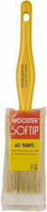 Wooster Brush - 1-1/2" Synthetic General Purpose Paint Brush - 2-3/16" Bristle Length, Plastic Handle - USA Tool & Supply