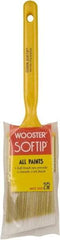 Wooster Brush - 2" Synthetic Sash Brush - 2-3/16" Bristle Length, Plastic Handle - USA Tool & Supply