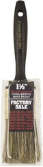 Wooster Brush - 1-1/2" Hog General Purpose Paint Brush - 2-3/16" Bristle Length, Plastic Handle - USA Tool & Supply