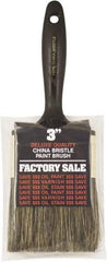 Wooster Brush - 3" Hog General Purpose Paint Brush - 2-11/16" Bristle Length, Plastic Handle - USA Tool & Supply