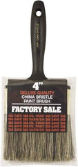 Wooster Brush - 4" Hog General Purpose Paint Brush - 2-15/16" Bristle Length, Plastic Handle - USA Tool & Supply