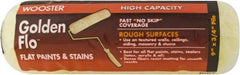 Wooster Brush - 3/4" Nap, 9" Wide Paint General Purpose Roller Cover - Rough Texture, Fabric - USA Tool & Supply