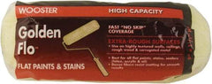 Wooster Brush - 1-1/4" Nap, 9" Wide Paint General Purpose Roller Cover - Extra-Rough Texture, Fabric - USA Tool & Supply