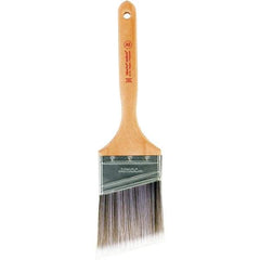 Wooster Brush - 3" Synthetic Paint Brush - 3-3/16" Bristle Length, Maple Handle - USA Tool & Supply