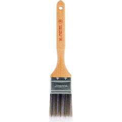 Wooster Brush - 2" Flat Synthetic Sash Brush - 2-11/16" Bristle Length, Maple Handle - USA Tool & Supply