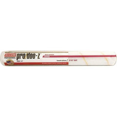 Wooster Brush - 3/16" Nap, 18" Wide Paint General Purpose Roller Cover - Smooth Texture, Fabric - USA Tool & Supply