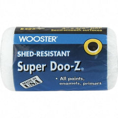Wooster Brush - 3/8" Nap, 4" Wide Paint Super Trimmer Replacement Cover - Medium Texture, Fiber - USA Tool & Supply