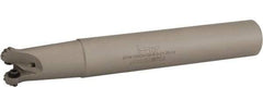 Iscar - 0.53" Cutting Diam, 1" Shank Diam, 1" Max Depth of Cut, Straight Shank Indexable Copy End Mill - 2 Inserts, RC.. 1206 Insert, ERW Toolholder, Through Coolant - USA Tool & Supply