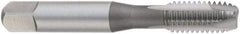 OSG - M6x1.00 Metric Coarse, 3 Flute, Bright Finish, High Speed Steel Spiral Point Tap - Plug Chamfer, Right Hand Thread, 62mm OAL, 24mm Thread Length, 6mm Shank Diam, 2B Class of Fit, Series 122 - Exact Industrial Supply
