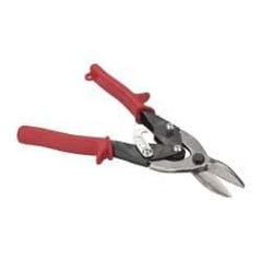 Paramount - 1-1/4" Length of Cut, Left Pattern Aviation Snip - 9-3/4" OAL, Steel Handle, 4047 Molybenum Alloy Steel Blade, 18 AWG Steel Capacity - USA Tool & Supply