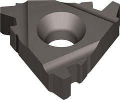 Vargus - 5EL External Left Hand 3 Stub Acme Laydown Threading Insert - Grade VTX, TiAlN Coated Carbide, 15.88mm Inscribed Circle - USA Tool & Supply