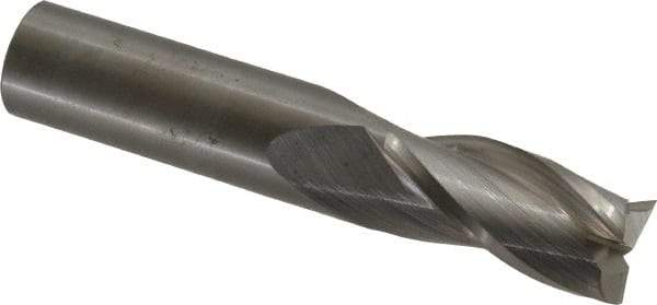 OSG - 3/4", 1-1/2" LOC, 3/4" Shank Diam, 4" OAL, 3 Flute, Solid Carbide Square End Mill - Single End, Uncoated, Spiral Flute, 30° Helix, Centercutting, Right Hand Cut, Right Hand Flute, Series 403 - USA Tool & Supply