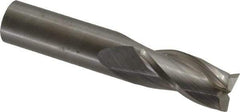 OSG - 3/4", 1-1/2" LOC, 3/4" Shank Diam, 4" OAL, 3 Flute, Solid Carbide Square End Mill - Single End, Uncoated, Spiral Flute, 30° Helix, Centercutting, Right Hand Cut, Right Hand Flute, Series 403 - USA Tool & Supply