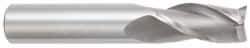 OSG - 1/2", 1" LOC, 1/2" Shank Diam, 3" OAL, 3 Flute, Solid Carbide Square End Mill - Single End, Uncoated, Spiral Flute, 30° Helix, Centercutting, Right Hand Cut, Right Hand Flute, Series 403 - USA Tool & Supply