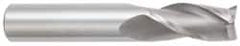 OSG - 25mm, 38mm LOC, 25mm Shank Diam, 102mm OAL, 2 Flute, Solid Carbide Square End Mill - USA Tool & Supply
