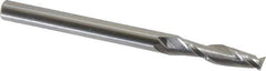 OSG - 4mm, 14mm LOC, 4mm Shank Diam, 51mm OAL, 2 Flute, Solid Carbide Square End Mill - Single End, Uncoated, Spiral Flute, 30° Helix, Centercutting, Right Hand Cut, Right Hand Flute, Series 402 - USA Tool & Supply