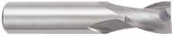 OSG - 5/16", 1/2" LOC, 5/16" Shank Diam, 2" OAL, 2 Flute, Solid Carbide Square End Mill - Single End, TiAlN Finish, Spiral Flute, 30° Helix, Centercutting, Right Hand Cut, Right Hand Flute, Series 412 - USA Tool & Supply