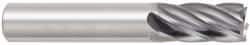 OSG - 5/8", 1-1/4" LOC, 5/8" Shank Diam, 3-1/2" OAL, 6 Flute, Solid Carbide Square End Mill - Single End, Uncoated, Spiral Flute, 30° Helix, Centercutting, Right Hand Cut, Right Hand Flute, Series 461 - USA Tool & Supply
