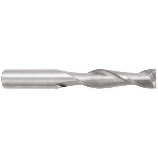 OSG - 5/8", 2-1/4" LOC, 5/8" Shank Diam, 5" OAL, 2 Flute, Solid Carbide Square End Mill - USA Tool & Supply