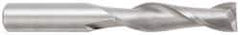 OSG - 1/2", 1" LOC, 1/2" Shank Diam, 4" OAL, 2 Flute, Solid Carbide Square End Mill - Single End, TiCN Finish, Spiral Flute, 30° Helix, Centercutting, Right Hand Cut, Right Hand Flute, Series 462 - USA Tool & Supply