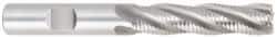 OSG - 7/16", 1" LOC, 7/16" Shank Diam, 2-3/4" OAL, 3 Flute, Solid Carbide Square End Mill - Single End, TiCN Finish, Spiral Flute, 60° Helix, Centercutting, Right Hand Cut, Right Hand Flute, Series 460C - USA Tool & Supply