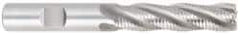 OSG - 7/16", 1" LOC, 7/16" Shank Diam, 2-3/4" OAL, 3 Flute, Solid Carbide Square End Mill - Single End, TiCN Finish, Spiral Flute, 60° Helix, Centercutting, Right Hand Cut, Right Hand Flute, Series 460C - USA Tool & Supply