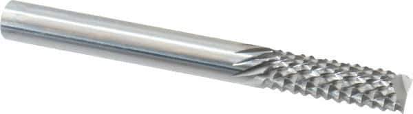 OSG - 1/4" Diam, 3/4" LOC, End Mill End, Solid Carbide Diamond Pattern Router Bit - Right Hand Cut, 2-1/2" OAL, 1/4" Shank Diam, Use on Fiberglass - USA Tool & Supply