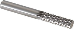 OSG - 1/4" Diam, 3/4" LOC, Plain End, Solid Carbide Diamond Pattern Router Bit - Right Hand Cut, 2" OAL, 1/4" Shank Diam, Use on Fiberglass - USA Tool & Supply