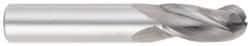 OSG - 1" Diam, 1-1/2" LOC, 3 Flute Solid Carbide Ball End Mill - Uncoated, Single End, 4" OAL, 1" Shank Diam, Spiral Flute - USA Tool & Supply