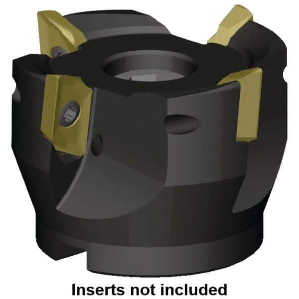 Kennametal - 5 Inserts, 3" Cutter Diam, 0.63" Max Depth of Cut, Indexable High-Feed Face Mill - 1" Arbor Hole Diam, 1.97" High, C5720VZ16-A3.00Z5R Toolholder, ZDET16M... Inserts, Series 5720VZ - USA Tool & Supply