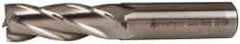 Accupro - 5/8", 1-5/8" LOC, 5/8" Shank Diam, 3-3/4" OAL, 4 Flute, Powdered Metal Square End Mill - Single End, Uncoated, Spiral Flute, 30° Helix, Centercutting, Right Hand Cut, Right Hand Flute - USA Tool & Supply