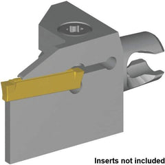 Kennametal - A4G0150M01U01B Insert, 30mm Head Length, 1.5mm Min Groove Width, Modular Grooving Blade Holder Head - Neutral Cut, System Size KM16, Series A4 - USA Tool & Supply