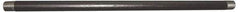 Value Collection - Schedule 80, 1/2" Diam x 72" Long Black Pipe Nipple - Threaded - USA Tool & Supply