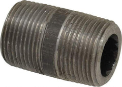 Value Collection - Schedule 160, 1" Diam x 2" Long Black Pipe Nipple - Threaded - USA Tool & Supply