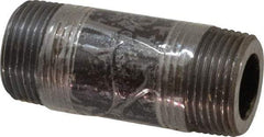 Value Collection - Schedule 160, 1" Diam x 3" Long Black Pipe Nipple - Threaded - USA Tool & Supply