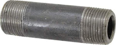 Value Collection - Schedule 160, 1" Diam x 4" Long Black Pipe Nipple - Threaded - USA Tool & Supply