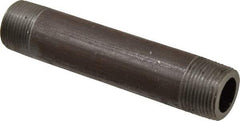 Value Collection - Schedule 160, 1" Diam x 6" Long Black Pipe Nipple - Threaded - USA Tool & Supply