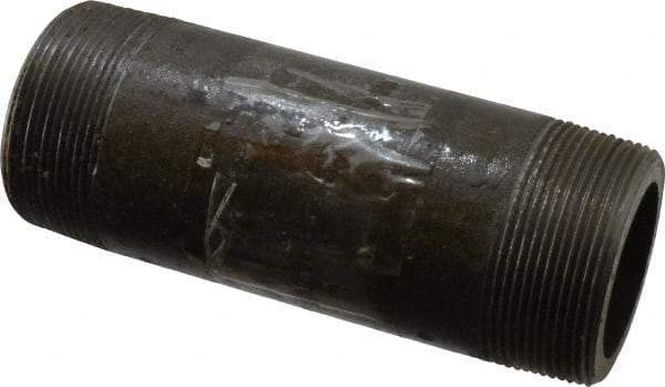 Value Collection - Schedule 160, 2" Diam x 6" Long Black Pipe Nipple - Threaded - USA Tool & Supply