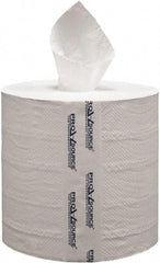 PRO-SOURCE - Center Pull Roll of 2 Ply White Paper Towels - 8-1/4" Wide, 15' Roll Length - USA Tool & Supply