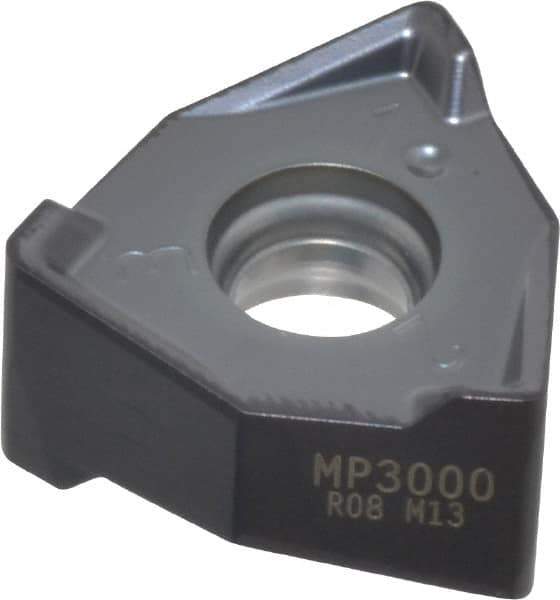 Seco - XNEX080608 M13 Grade MP3000 Carbide Milling Insert - TiAlN Finish, 1/4" Thick, 0.491" Inscribed Circle, 0.031" Corner Radius - USA Tool & Supply
