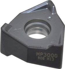 Seco - XNEX080608 M13 Grade MP3000 Carbide Milling Insert - TiAlN Finish, 1/4" Thick, 0.491" Inscribed Circle, 0.031" Corner Radius - USA Tool & Supply
