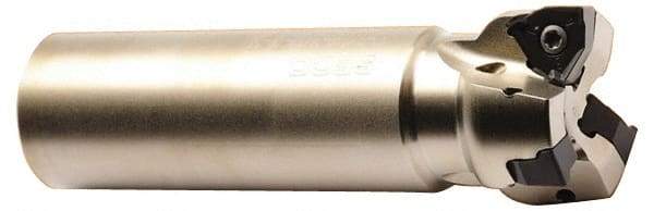 Seco - 40mm Cut Diam, 7.5mm Max Depth of Cut, 32mm Shank Diam, 120mm OAL, Indexable Square Shoulder End Mill - XNEX 0806.. Inserts, Weldon Shank, 90° Lead Angle, Through Coolant, Series Square 6 - USA Tool & Supply