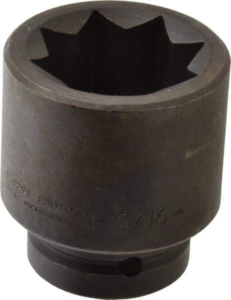 Proto - 1" Drive 1-13/16" Impact Socket - 4 Points, 3-1/2" OAL - USA Tool & Supply