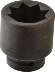 Proto - 1" Drive 1-13/16" Impact Socket - 4 Points, 3-1/2" OAL - USA Tool & Supply