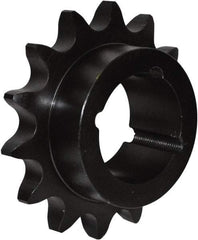 U.S. Tsubaki - 14 Teeth, 1" Chain Pitch, Chain Size 80, Taper Lock Sprocket - 1-11/16" Bore Diam, 4.98" Outside Diam - USA Tool & Supply