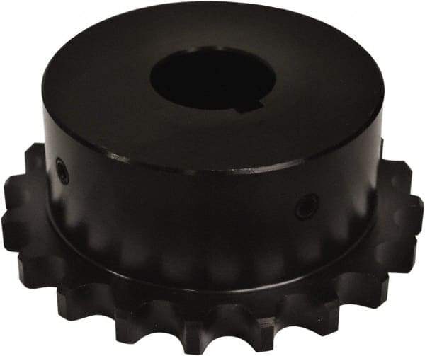 U.S. Tsubaki - 1-1/8" Bore Diam Finished Bore Roller Chain Coupling - 3.789" Coupling OD - USA Tool & Supply