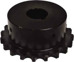 U.S. Tsubaki - 1-1/8" Bore Diam Finished Bore Roller Chain Coupling - 3.789" Coupling OD - USA Tool & Supply