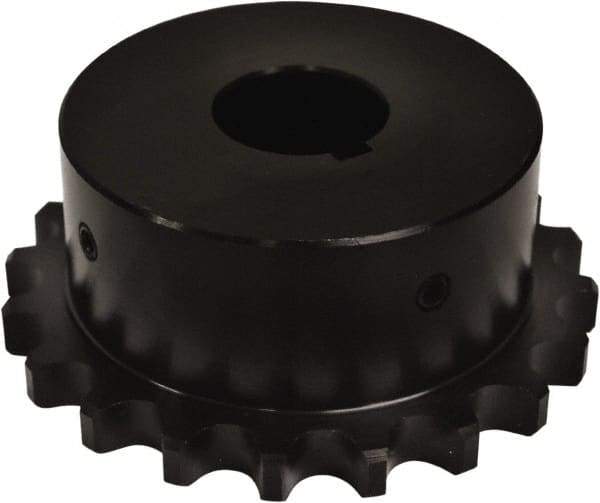 U.S. Tsubaki - 1-3/8" Bore Diam Finished Bore Roller Chain Coupling - 3.391" Coupling OD - USA Tool & Supply