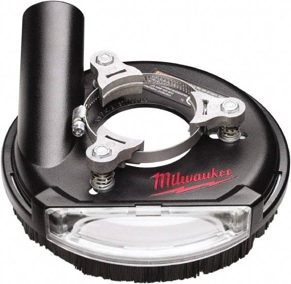 Milwaukee Tool - 4 & 5" Diam Grinder Dust Shroud - For Use with Sanders/Grinders - USA Tool & Supply